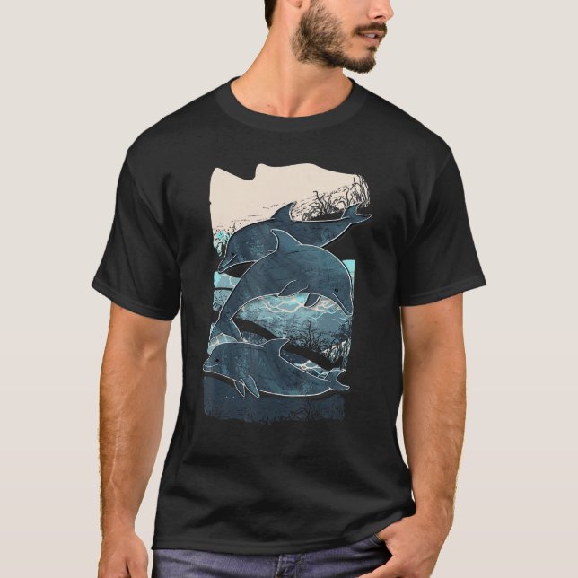 Camiseta Dolphin Dolphin Fish Sea Dolphinarium Nature Cons (Anverso)