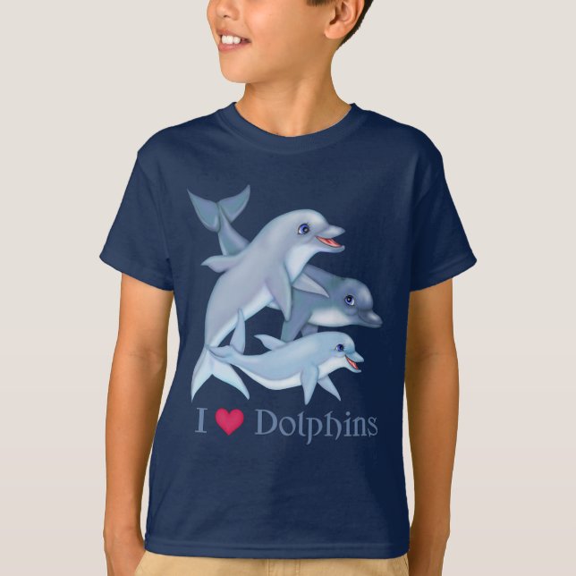 Camiseta Dolphin Family (Anverso)