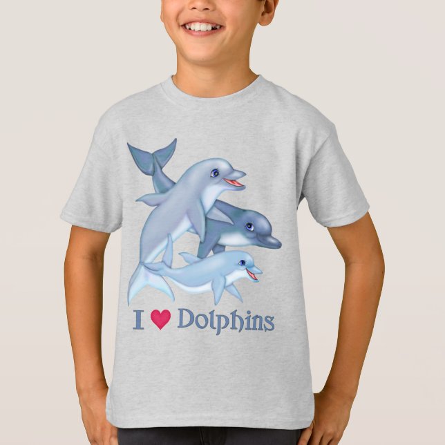 Camiseta Dolphin Family (Anverso)