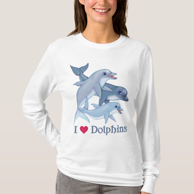 Camiseta Dolphin Family (Anverso)