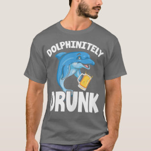 Camiseta Dolphin Funny DolphinDefinitivamente Borracho
