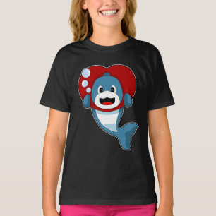 Camiseta Dolphin Heart