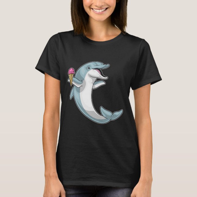 Camiseta Dolphin Helado Waffle (Anverso)
