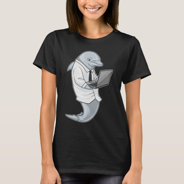 Camiseta Dolphin Laptop (Anverso)