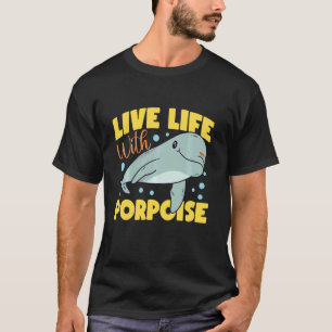 Camiseta Dolphin Live Life With Porpoise Long Sleeve