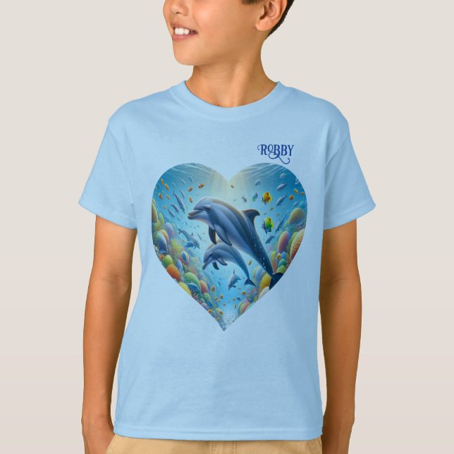 Camiseta Dolphin Love Boy (Anverso)