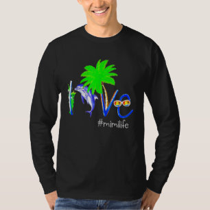 Camiseta Dolphin Mimilife Dolphin Coconut Y Campin Beach