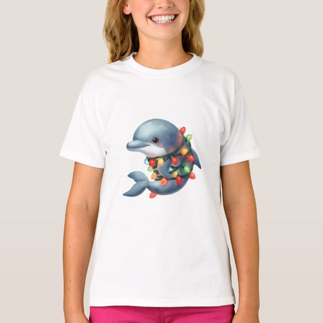Camiseta Dolphin Navidades Adorables (Anverso)