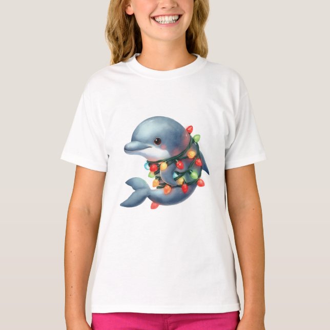Camiseta Dolphin Navidades Adorables (Anverso)
