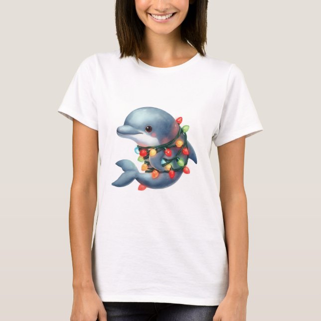 Camiseta Dolphin Navidades Adorables (Anverso)