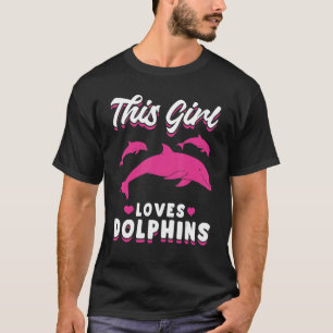 Camiseta Dolphin Ocean Este Chica ama a los delfines