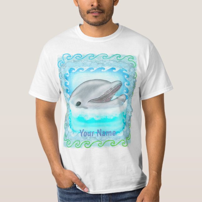 Camiseta Dolphin Play  t-shirt (Anverso)