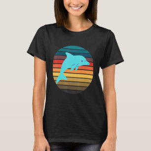 Camiseta Dolphin Quote Delphin Retro Sunset Vintage Guay