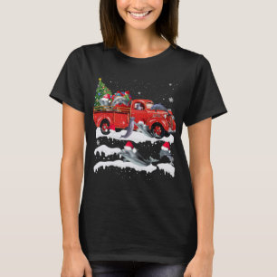 Camiseta Dolphin Riding Camión Rojo Feliz Navidad X-mas Ugl