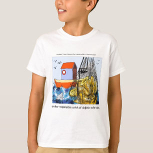 Camiseta Dolphin-Safe Tuba Funny