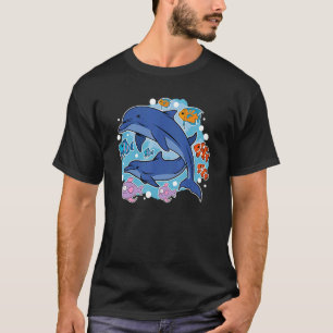 Camiseta Dolphin Sea Life Save Marine Biology Aquarist