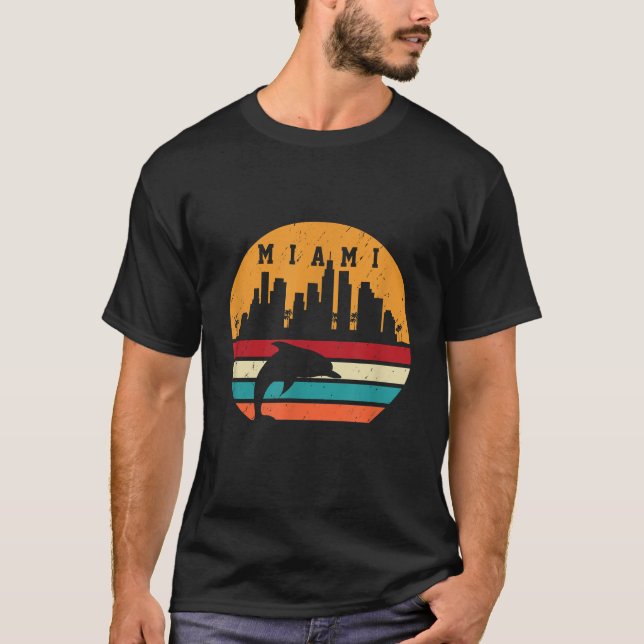 Camiseta Dolphin Silhouette Souvenir Dolphin Dolhouette de  (Anverso)