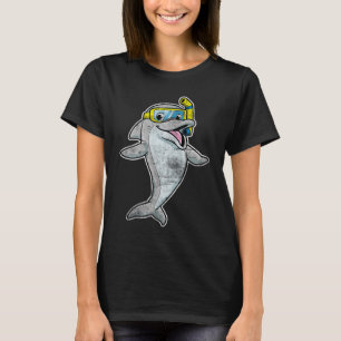 Camiseta Dolphin Snorkel Sea Animal Ballena Hombres Mujeres