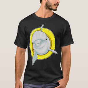 Camiseta Dolphin Swimming Lifebuoy
