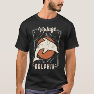 Camiseta Dolphin Vintage Retro Classic Animal Love 1