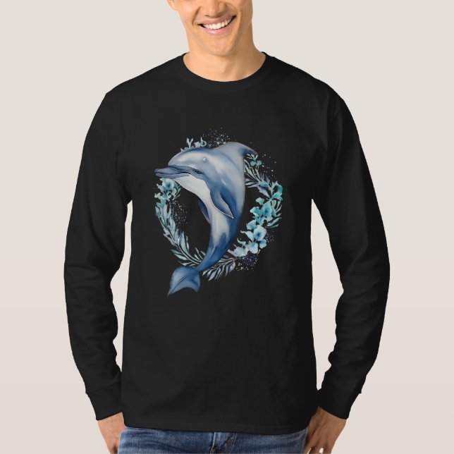 Camiseta Dolphin Watercolor 1 (Anverso)