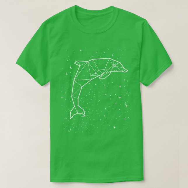 Camiseta Dolphin Zodiac Rótulo Astrológico Horóscopo (Diseño del anverso)