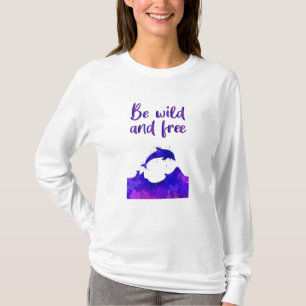 Camiseta Dolphins Dolphin Ocean Sea Animal Fish Funny Gift