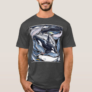 Camiseta Dolphins orcas belugas narwhals and cie