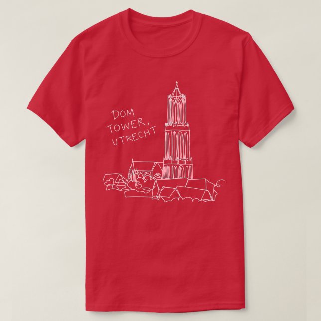 Camiseta Dom Tower Utrecht Países Bajos 2 (Diseño del anverso)