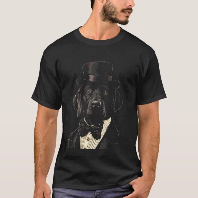 Camiseta Domador de Labrador Vintage (Anverso)