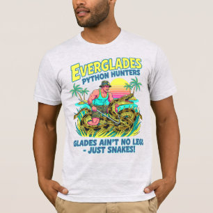 Camiseta Domador de serpientes del hombre de los Everglades