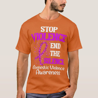 Camiseta Domestic Violence Awareness Stop Violence End Sile