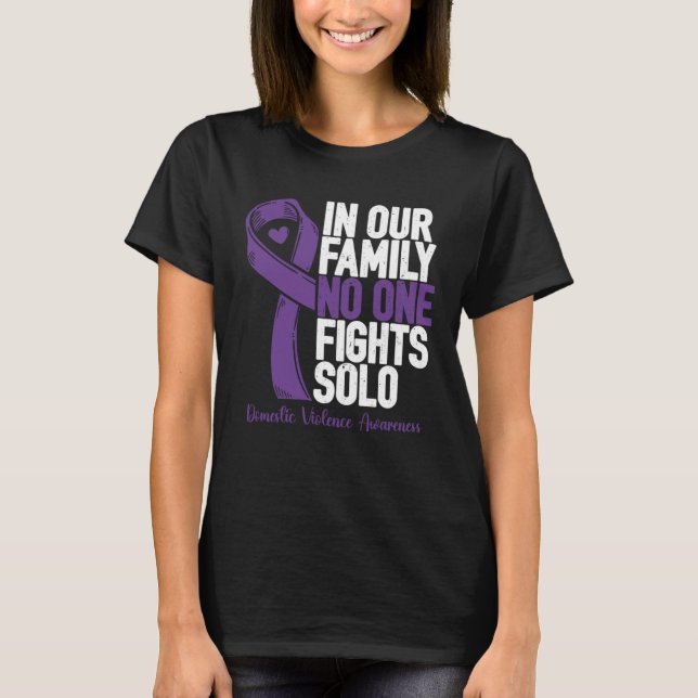 Camiseta Domestic Violence  Family Domestic Violence Awaren (Anverso)