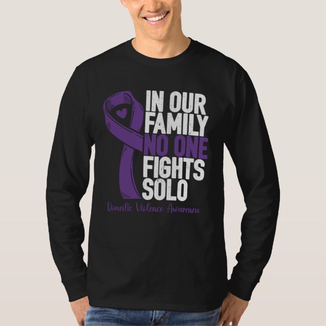 Camiseta Domestic Violence  Family Domestic Violence Awaren (Anverso)