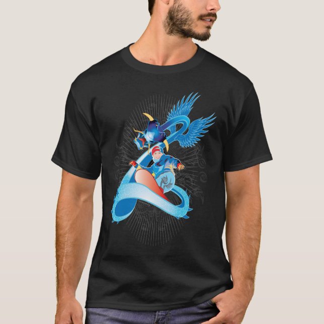 Camiseta Domestique el dragón del hielo (Anverso)