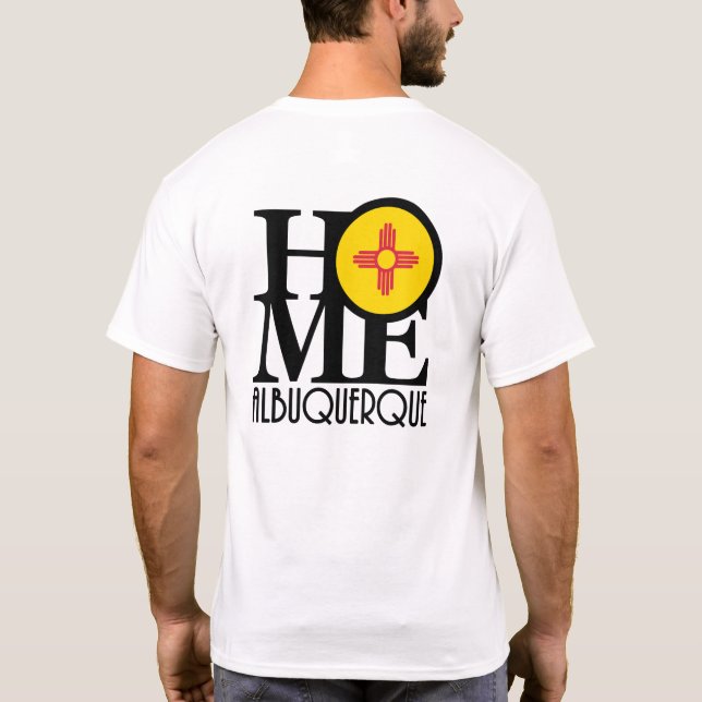 Camiseta DOMICILIO Abuquerque NM (impresión posterior) (Reverso)