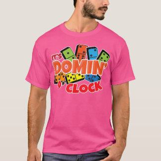 Camiseta Domin O Clock Shirt Domino Game Player Domi