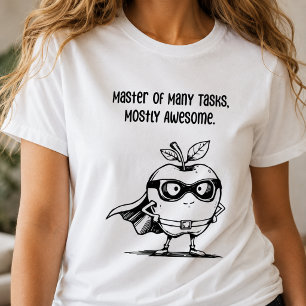 Camiseta Domina Muchas Tareas Aula Mayormente Increíble