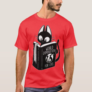 Camiseta Dominación mundial para gatos japoneses por Tobe F