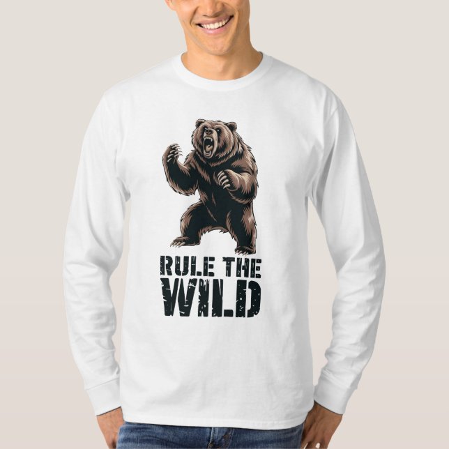 Camiseta Dominancia salvaje: El enorme poder zumbante (Anverso)