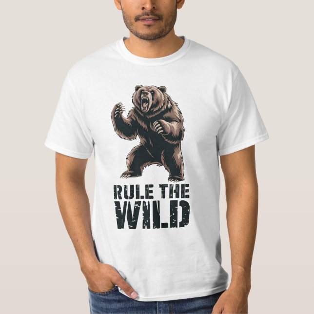 Camiseta Dominancia salvaje: El enorme poder zumbante (Anverso)