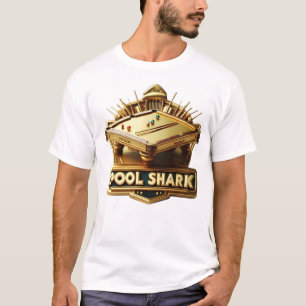 Camiseta Dominando el juego: Logo de Pool Shark en Pool Tab