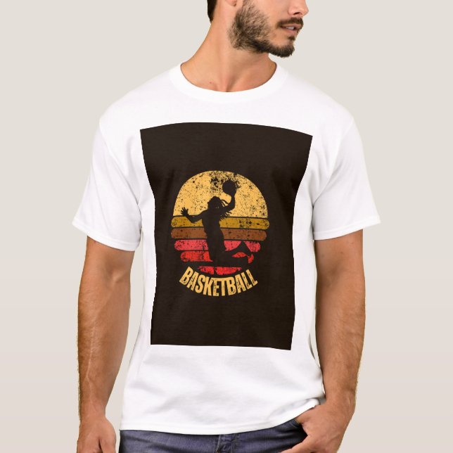 Camiseta Dominando las cortes en el mundo del baloncesto (Anverso)
