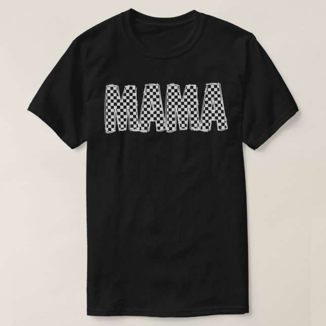 Camiseta Dominar a la mamá retro para las mujeres (Diseño del anverso)