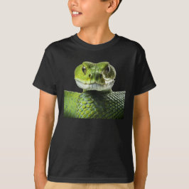 Camiseta Dominar con nuestro amenazante Tee Verde de serpie