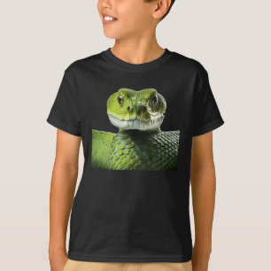 Camiseta Dominar con nuestro amenazante Tee Verde de serpie