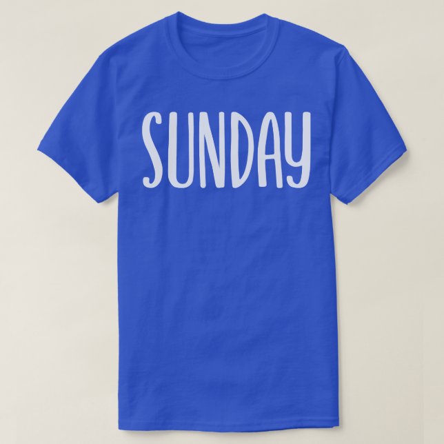 Camiseta Domingo (Diseño del anverso)