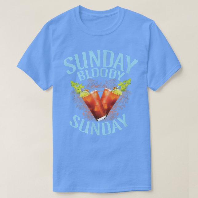 Camiseta Domingo de María Sangrienta , Graciosa Bebida Alco (Diseño del anverso)