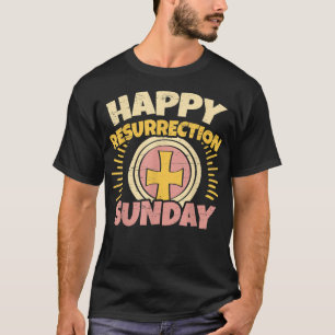 Camiseta Domingo de Pascua Jesús Feliz Resurrección Domingo