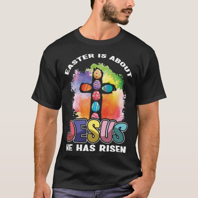 Camiseta Domingo De Pascua Religioso La Pascua Cristiana Es (Anverso)